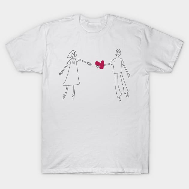 I Heart You T-Shirt by LjM